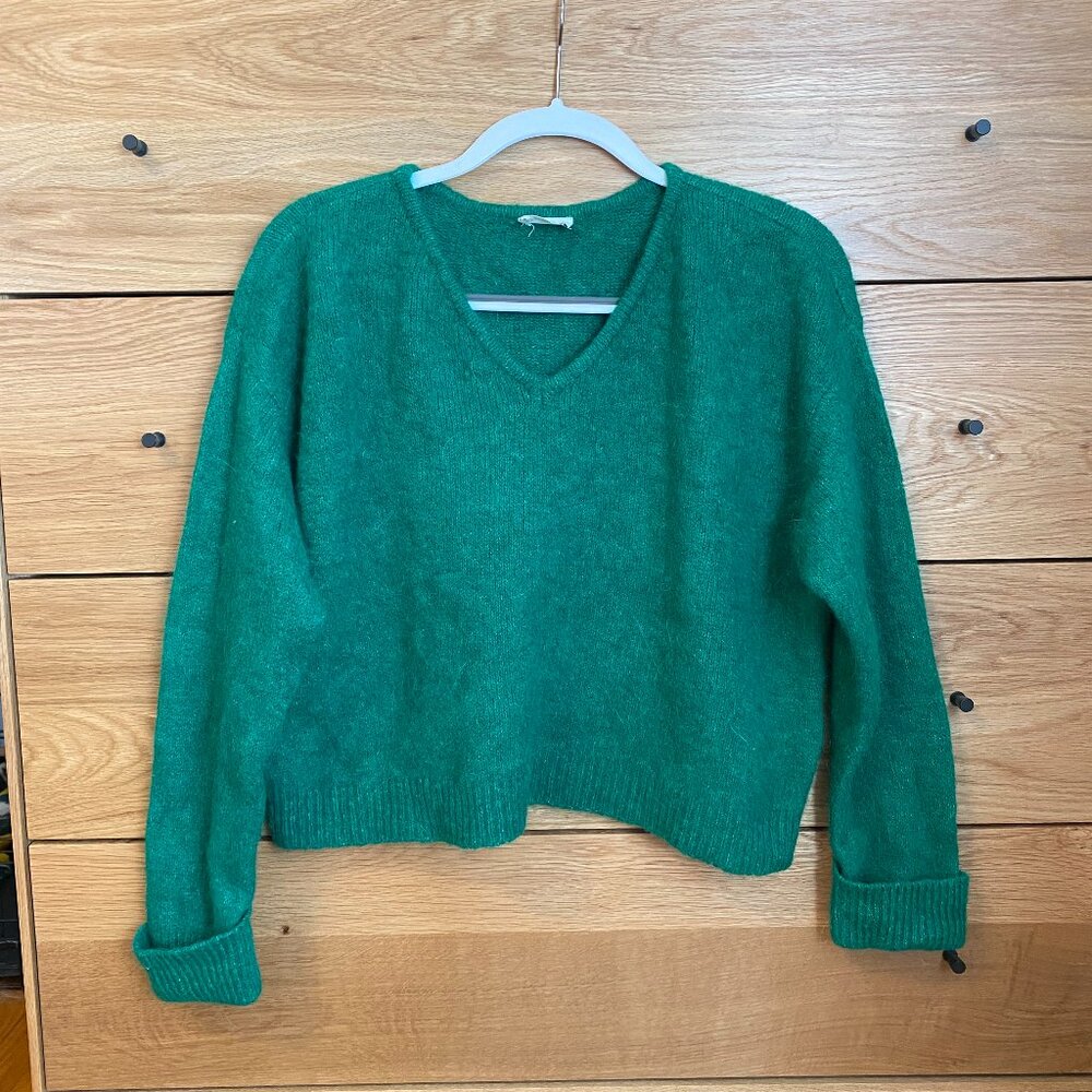 American Vintage Colorful Green Sweater/Jumper